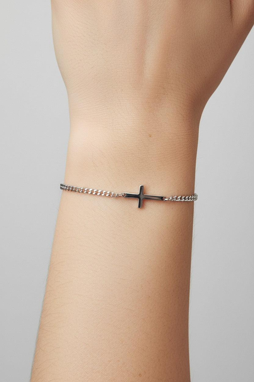 Cross Line Bracelet